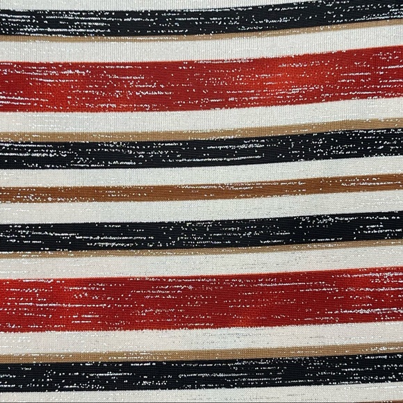 MINIMI DEEP V STRIPED SHIMMER DRESS SIZE MEDIUM - Picture 13 of 14